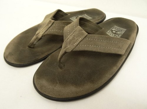 ISLAND SLIPPER レザー トングサンダル CHARCOAL ハワイ製 (USED) 「Shoes」 入荷しました。