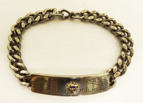 アメリカ軍 USMC IDプレート チェーンブレスレット シルバー (VINTAGE) 「Accessorie」 入荷しました。