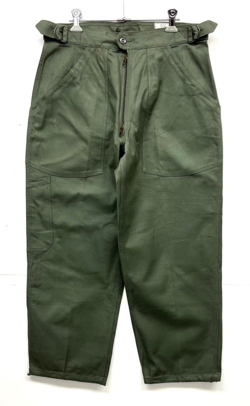 60'S フランス空軍 エアフォース アジャスター付き メカニックパンツ AILEEジップ (DEADSTOCK) 「Bottoms」入荷しました。