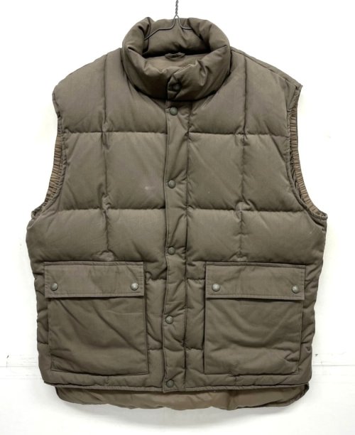 90'S EDDIE BAUER 黒タグ グースダウン ダウンベスト ブラウン (VINTAGE) 「No Sleeve」入荷しました。