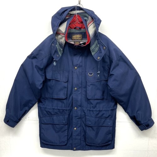 90'S EDDIE BAUER 黒タグ 裏地ブランケット マウンテンパーカー ネイビー (VINTAGE) 「Jacket」入荷しました。