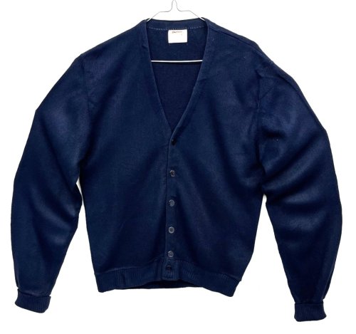 70'S MONTGOMERY WARD アクリル カーディガン ネイビー (VINTAGE) 「Knit」入荷しました。