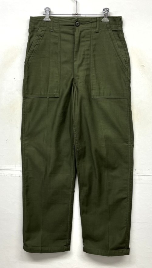 70'S アメリカ軍 US ARMY "OG107" コットンサテン ベイカーパンツ GENERALジップ (DEADSTOCK) 「Bottoms」入荷しました。