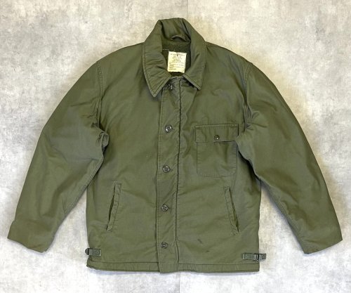70'S アメリカ軍 US NAVY "A-2" 背面ステンシル デッキジャケット ミリタリーグリーン (VINTAGE) 「Jacket」入荷しました。