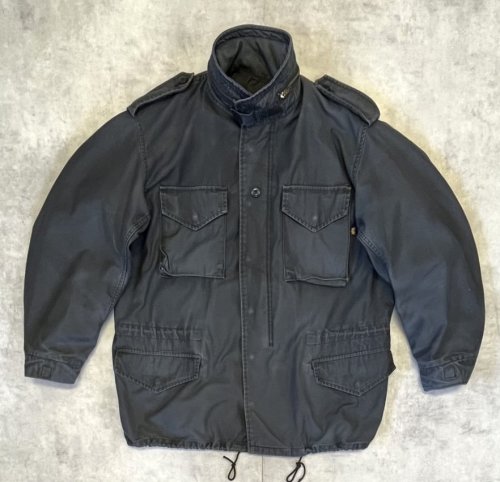 00'S ALPHA INDUSTRIES M-65 フィールドジャケット フェードブラック (VINTAGE) 「Jacket」入荷しました。