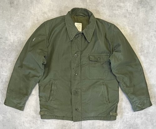 80'S アメリカ軍 US NAVY "A-2" デッキジャケット ミリタリーグリーン (VINTAGE) 「Jacket」入荷しました。