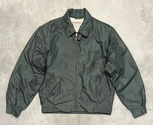 60'S McGREGOR "NYLON ANTI-FREEZE" 裏地付き ドリズラージャケット オリーブ USA製 (VINTAGE) 「Jacket」入荷しました。