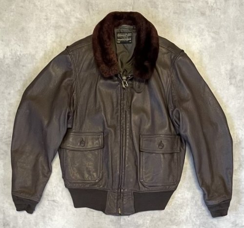 60'S アメリカ軍 US NAVY "G-1" 黒タグ MIL-J-7823C(WEP) レザー フライトジャケット ブラウン (VINTAGE) 「Jacket」入荷しました。