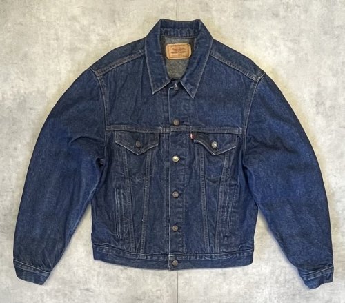 80'S LEVIS "70506" スモールe 4thモデル 裏地ブランケット デニムジャケット インディゴ USA製 (VINTAGE) 「Jacket」入荷しました。