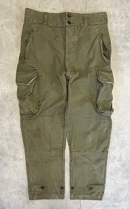 50'S フランス軍 M47 フィールドパンツ 前期型 カーキ (VINTAGE) 「Bottoms」入荷しました。