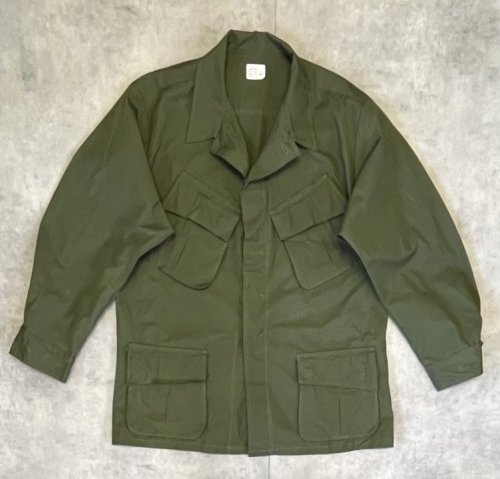 60'S アメリカ軍 US ARMY "JUNGLE FATIGUE" リップストップ ファティーグジャケット L-SHORT (DEADSTOCK) 「Jacket」入荷しました。