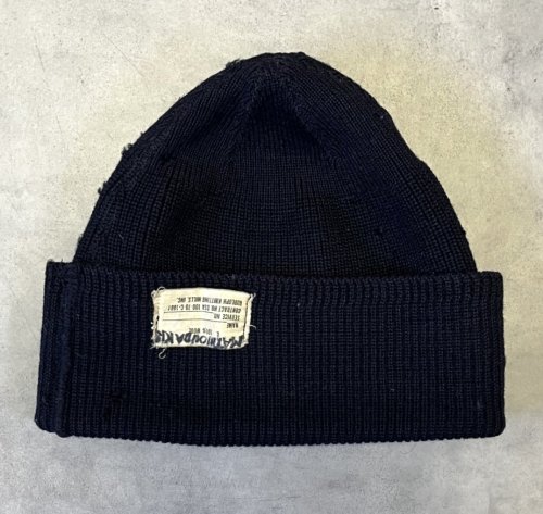 70'S アメリカ軍 US NAVY ウール100% ワッチキャップ ダークネイビー (VINTAGE) 「Cap」入荷しました。
