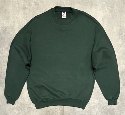 80'S JERZEES クルーネック スウェットシャツ グリーン USA製 (VINTAGE) 「Sweat Shirt」入荷しました。