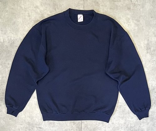 80'S JERZEES クルーネック スウェットシャツ ネイビー USA製 (VINTAGE) 「Sweat Shirt」入荷しました。
