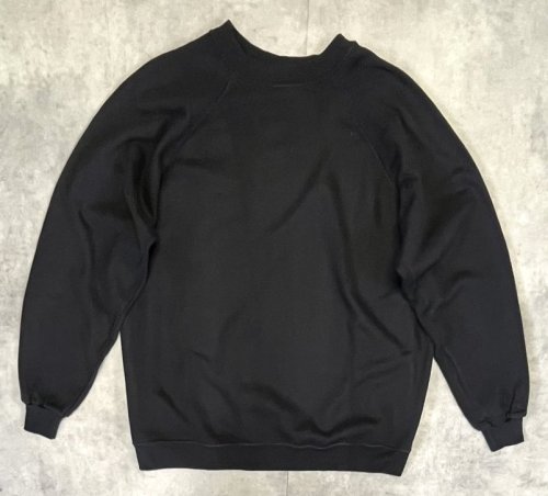 90'S HANES HERWAY ラグランスリーブ スウェットシャツ ブラック USA製 (VINTAGE) 「Sweat Shirt」入荷しました。