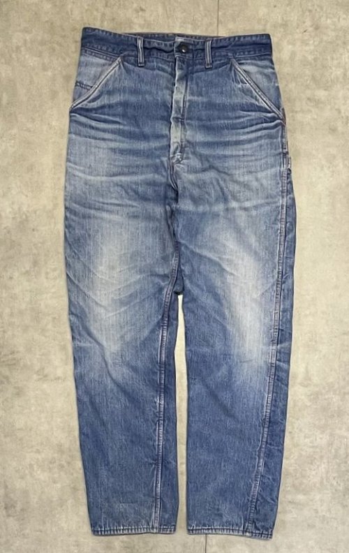 70'S MONTGOMERY WARD トップスナップボタン 裏地付き デニム ペインターパンツ インディゴ SCOVILLジップ (VINTAGE) 「Bottoms」入荷しました。