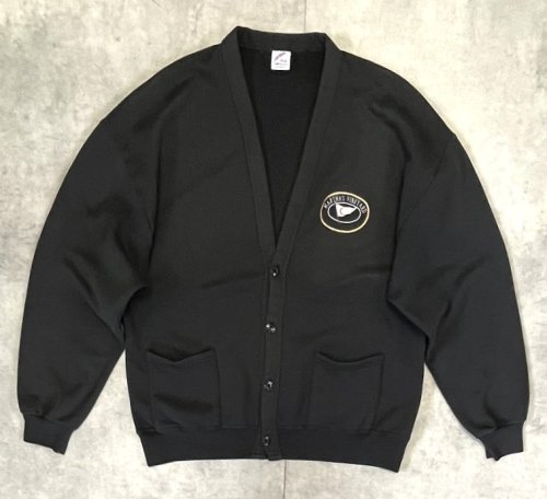 80'S JERZEES "MARTHA'S VINEYARD" スウェット カーディガン ブラック USA製 (VINTAGE) 「Sweat Shirt」入荷しました。