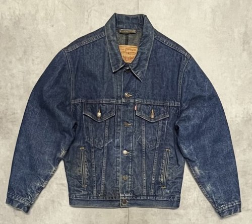 90'S LEVIS "70506" スモールe 4thモデル 裏地ブランケット デニムジャケット インディゴ 40 USA製 (VINTAGE) 「Jacket」入荷しました。