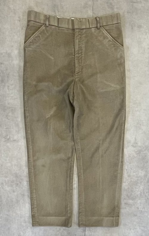 80'S ORVIS モールスキンパンツ カーキ OPTIジップ イングランド製 (VINTAGE) 「Bottoms」入荷しました。
