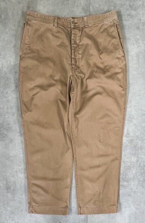 90'S RALPH LAUREN ボタンフライ ペインターパンツ タン W38L30 (VINTAGE) 「Bottoms」入荷しました。