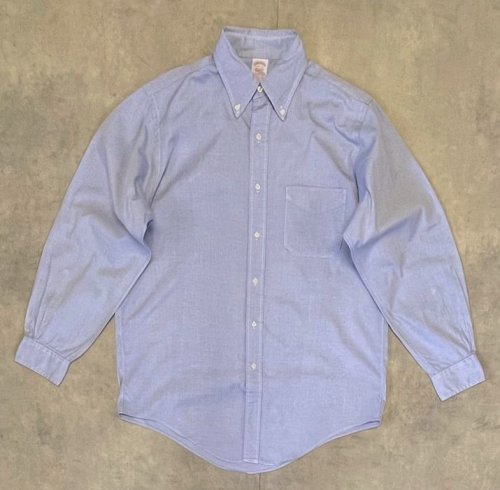 90'S BROOKS BROTHERS "MAKERS" オックスフォード BDシャツ ブルー USA製 (VINTAGE) 「L/S Shirt」入荷しました。