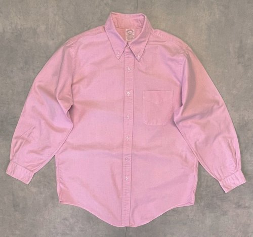 90'S BROOKS BROTHERS "MAKERS" オックスフォード BDシャツ ピンク USA製 (VINTAGE) 「L/S Shirt」入荷しました。