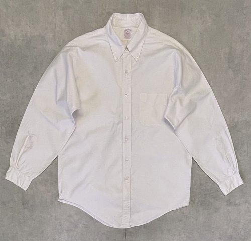 90'S BROOKS BROTHERS "MAKERS" オックスフォード BDシャツ ホワイト USA製 (VINTAGE) 「L/S Shirt」入荷しました。