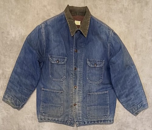 70'S BIG MAC "コットン100%" 裏地ブランケット デニム カバーオール インディゴ USA製 (VINTAGE) 「Jacket」入荷しました。