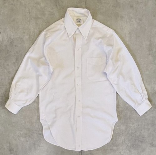 60'S BROOKS BROTHERS "MAKERS" 6ボタン オックスフォード BDシャツ 生成り USA製 (VINTAGE) 「L/S Shirt」入荷しました。