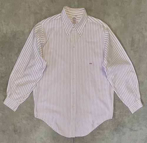 70'S BROOKS BROTHERS "MAKERS" 6ボタン オックスフォード BDシャツ ストライプ USA製 (VINTAGE) 「L/S Shirt」入荷しました。