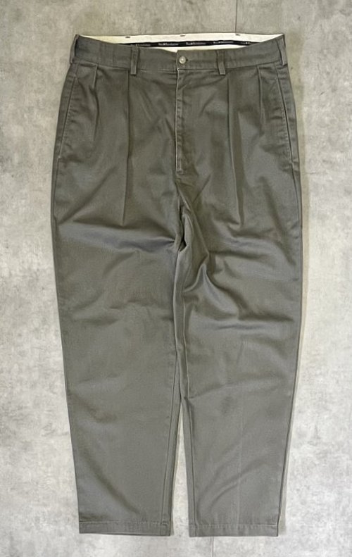90'S RALPH LAUREN "ANDREW PANT" ツープリーツ チノパンツ カーキ (VINTAGE) 「Bottoms」入荷しました。