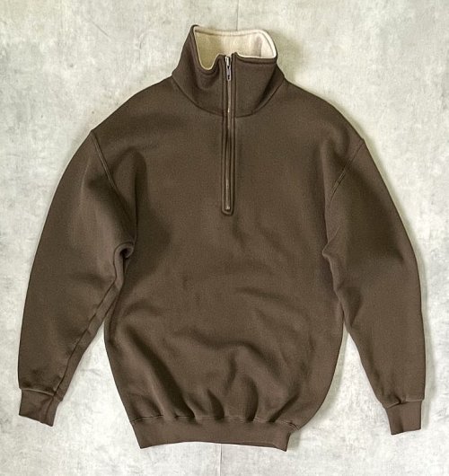 90'S TULTEX ハーフジップ スウェットシャツ トープ/ベージュ (VINTAGE) 「Sweat Shirt」入荷しました。