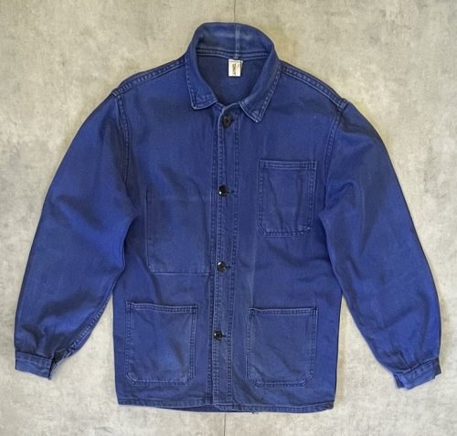 80'S LE MONT CARMEL フレンチワーク カバーオール ブルー フランス製 (VINTAGE) 「Jacket」入荷しました。