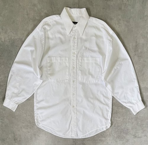 80'S CHRISTIAN DIOR MONSIEUR ポプリンシャツ ホワイト (VINTAGE) 「L/S Shirt」入荷しました。