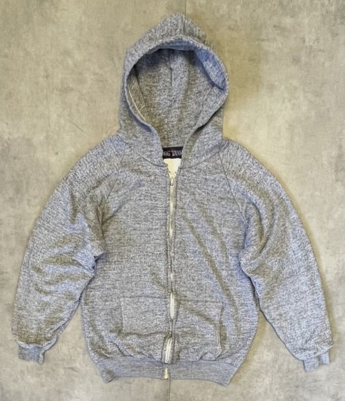 70'S BIG YANK 裏サーマル ダブルフェイス スウェットパーカー アルミジップ ヘザーグレー ルーマニア製 (VINTAGE) 「Parka」入荷しました。