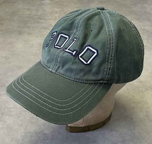 90'S RALPH LAUREN "POLO SPORT" ベースボールキャップ セージグリーン (VINTAGE) 「Cap」入荷しました。