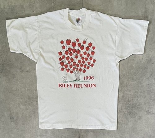 90'S RILEY REUNION シングルステッチ 半袖 Tシャツ ホワイト (VINTAGE) 「T-Shirt」入荷しました。