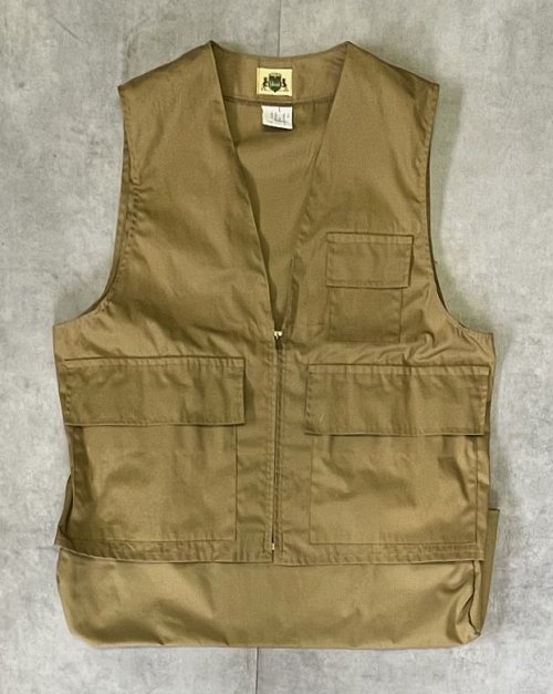 70'S IDEAL ハンティングベスト TALONジップ タン (VINTAGE) 「No Sleeve」入荷しました。