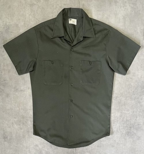 70'S SEARS "PERMA-PREST" 半袖 ワークシャツ オリーブ (VINTAGE) 「S/S Shirt」入荷しました。
