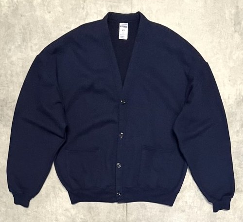 90'S JERZEES スウェット カーディガン 無地 ネイビー (MINT CONDITION) 「Sweat Shirt」入荷しました。