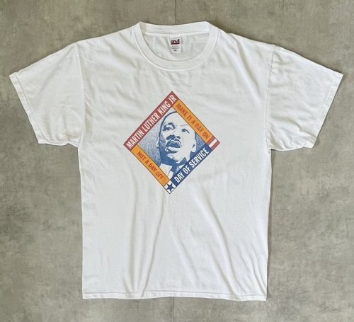90'S MARTIN LUTHER KING JR "キング牧師" 半袖 Tシャツ ホワイト (VINTAGE) 「T-Shirt」入荷しました。