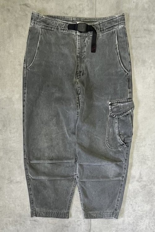 90'S GRAMICCI 旧ロゴ ベルト付き デニム 七分丈 カーゴパンツ グレー USA製 (VINTAGE) 「Bottoms」入荷しました。