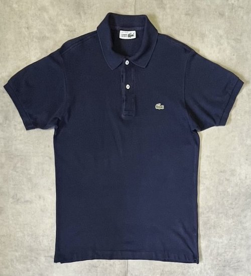 80'S CHEMISE LACOSTE ポロシャツ ネイビー フランス製 (VINTAGE) 「S/S Polo」入荷しました。