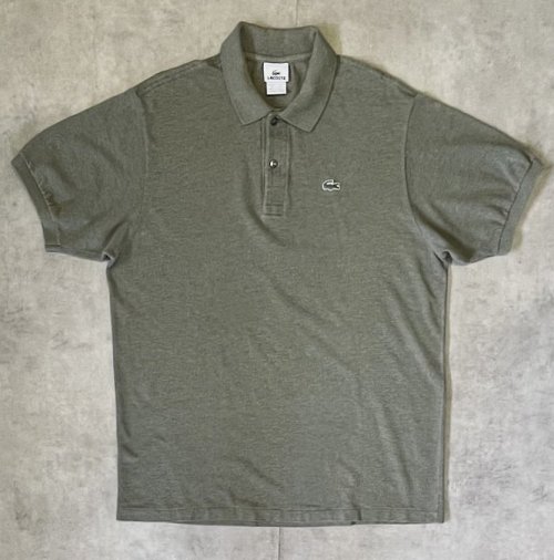 90'S CHEMISE LACOSTE ポロシャツ ヘザーオリーブ フランス製 (VINTAGE) 「S/S Polo」入荷しました。