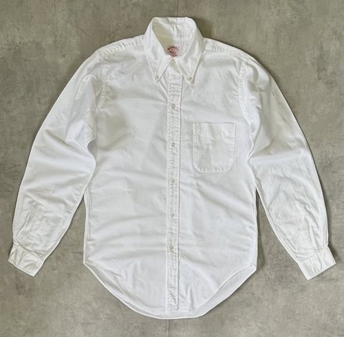 60'S BROOKS BROTHERS "MAKERS" 6ボタン オックスフォード BDシャツ ホワイト USA製 (VINTAGE) 「L/S Shirt」入荷しました。