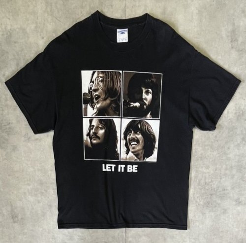 90'S THE BEATLES "LET IT BE" 両面プリント 半袖 Tシャツ ブラック (VINTAGE) 「T-Shirt」入荷しました。
