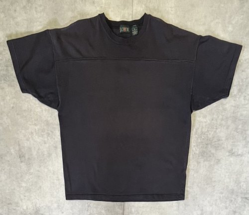 90'S J.CREW 旧タグ 半袖 フットボール Tシャツ ブラック (VINTAGE) 「T-Shirt」入荷しました。