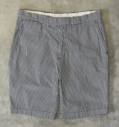 90'S RALPH LAUREN ノープリーツ シアサッカーショーツ ストライプ (VINTAGE) 「Shorts」入荷しました。