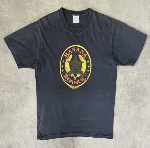 80'S BANANA REPUBLIC シングルステッチ 半袖 Tシャツ フェードブラック (VINTAGE) 「T-Shirt」入荷しました。