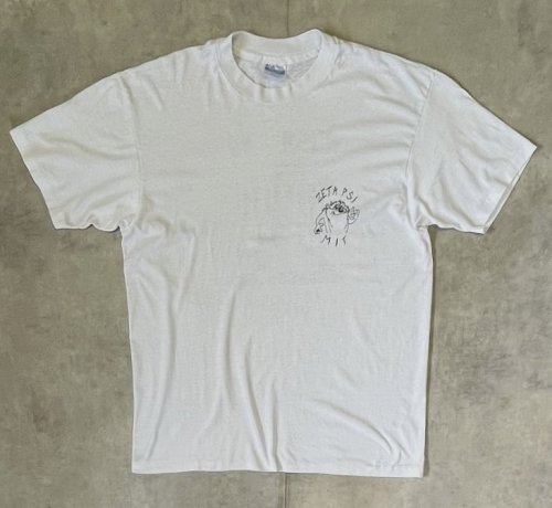 90'S MIT (マサチューセッツ工科大学) ZETA PSI シングルステッチ 両面プリント 半袖 Tシャツ ホワイト USA製 (VINTAGE) 「T-Shirt」入荷しました。